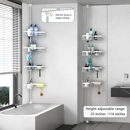 DAOYA Shower Caddy Tension Pole Corner - Image 2