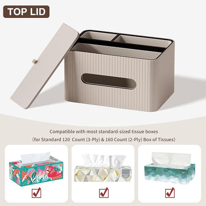 KINGFOM Leather Tissue Box Cover - Image 5