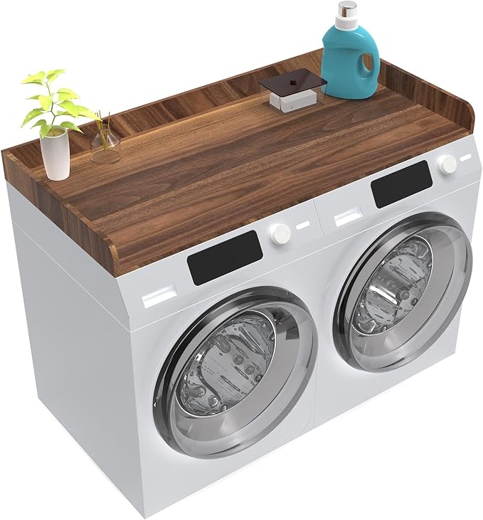 Washer Dryer Countertop, Laundry Room Wood Countertop by Tup