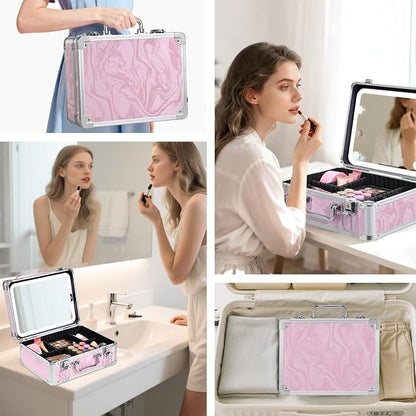 Makeup Case with LED Mirror - Image 6