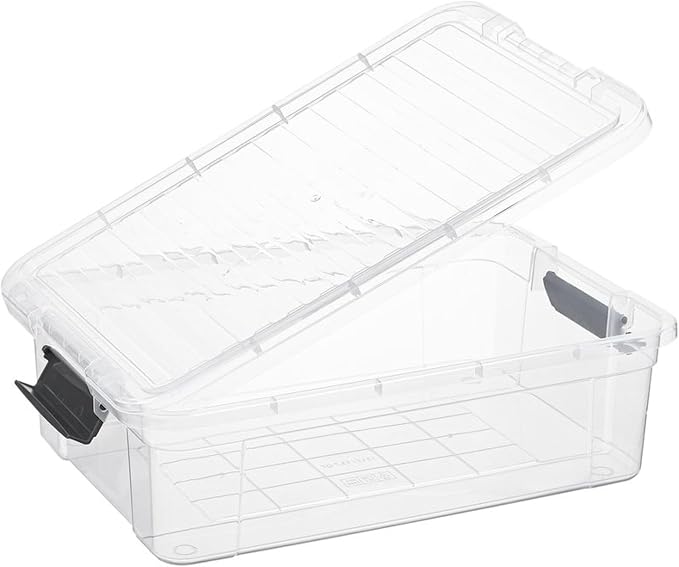 Superio 6 Pack Clear Plastic Storage Container - Image 2