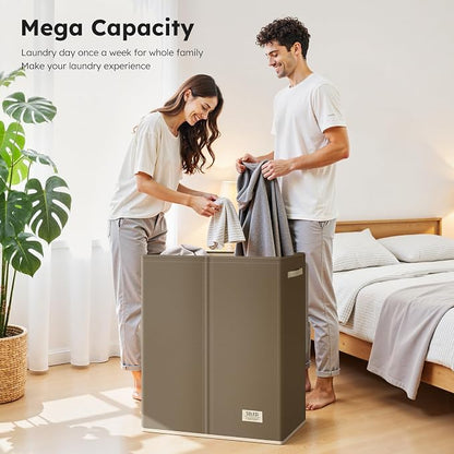 SOLEDI Large Double Laundry Hamper - Image 2