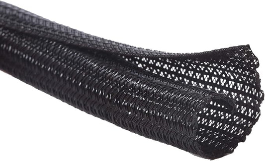 Alex Tech 25ft - 1/2 inch Cord Protector Wire Loom Tubing Cable Sleeve Split by AlexTech