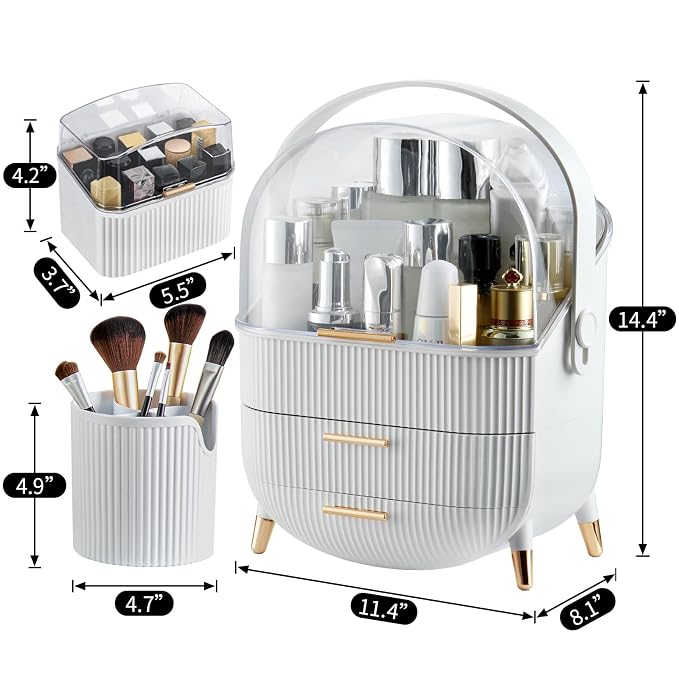 CANITORON Makeup Organizer, Skincare Organizer - Image 2