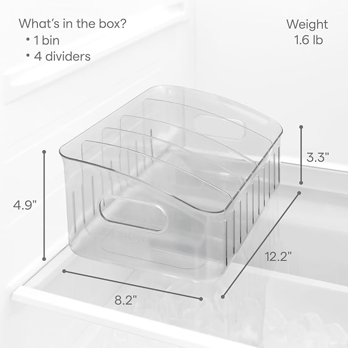 YouCopia FreezeUp Freezer Bin BPA-Free Fridge Organizer - Image 4