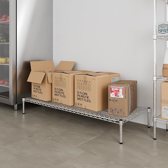 24" Deep x 60" Wide x 8" Height Wire Shelving Kit | 1-Tier | NSF Commercial - Image 6