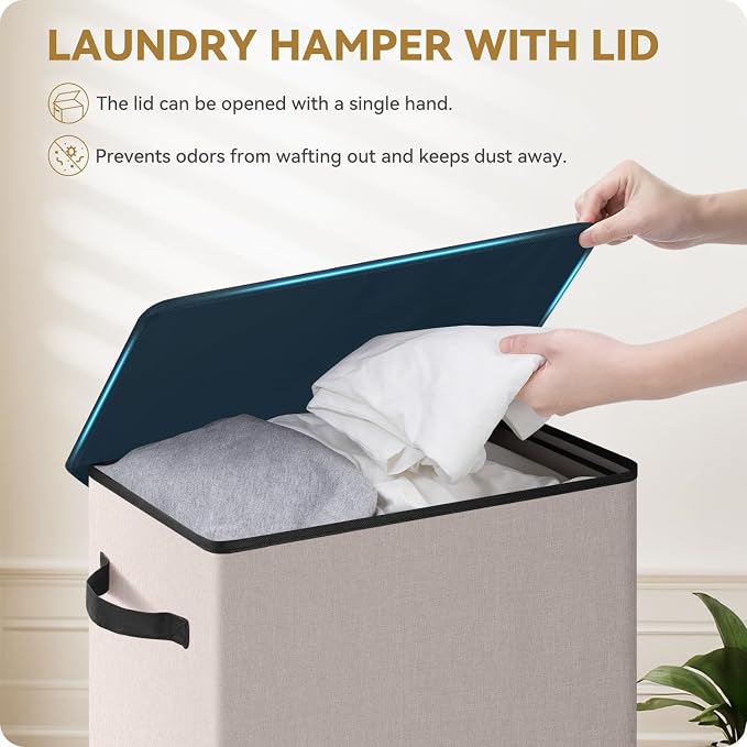 SOLEDI Slim Laundry Hamper - Image 3