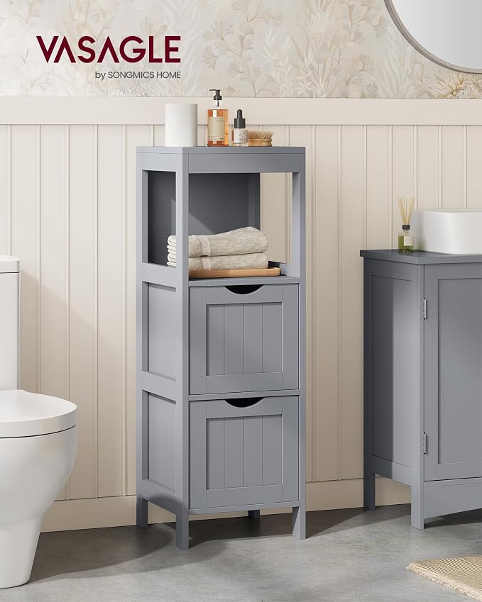 VASAGLE Storage Cabinet, Storage Organizer Rack Stand - Image 2