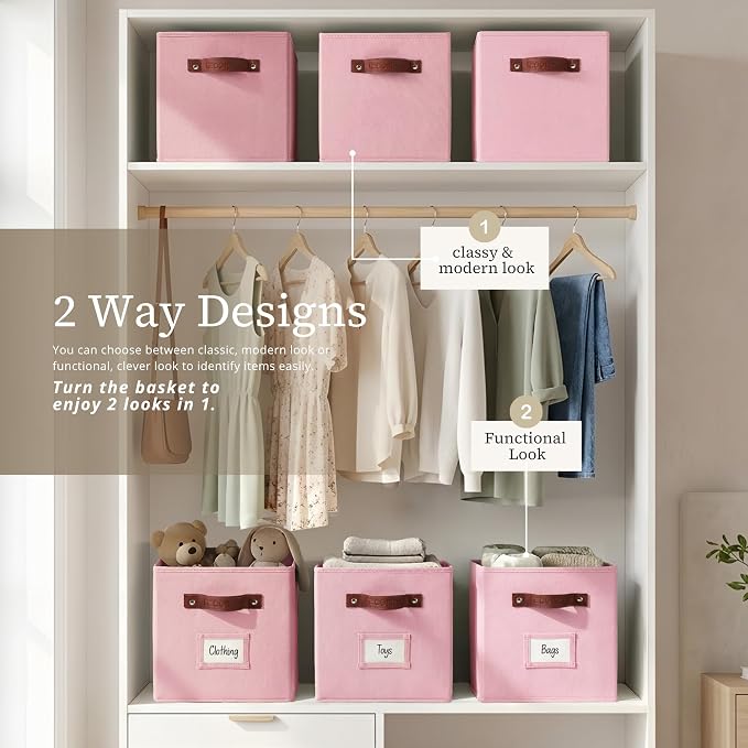 DECOMOMO Storage Bins, Cube Storage Bin - Image 4