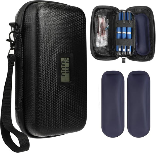 Insulin Cooler Travel Case Diabetic Medication Insulated Cooling Organizer by LAOJU