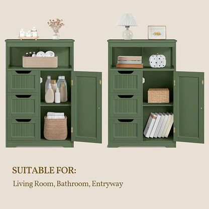 Yaheetech Bathroom Storage Cabinet, Storage Organizer - Image 9