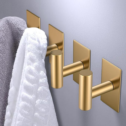 VAEHOLD Wall Towel Hooks, Heavy Duty Sticky Holder Waterproof Towel Hooks - Image 3
