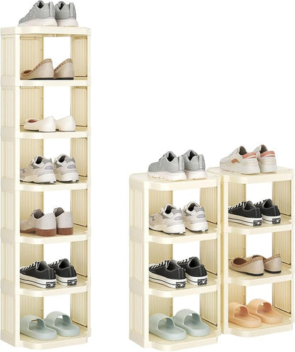 Kitstorack Vertical Shoe Rack: 8 Tiers Stackable Shoe Rack by Kitstorack