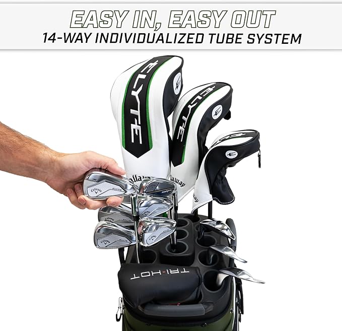 Izzo Ultimate Organizer Golf Cart Bag - Image 4