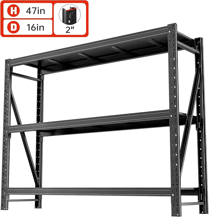 Heavy Duty Garage Shelves – Metal Shelving Unit - Image 8