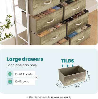 OLIXIS 8 Drawer Storage Dresser - Image 3