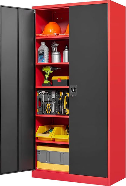 SISESOL Wide & Deep Metal Storage Cabinet by SISESOL
