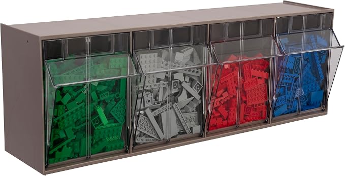 Akro-Mils TiltView Plastic Storage Cabinet - Image 5