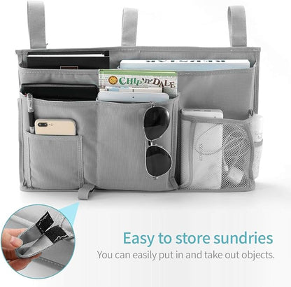 Bseash Bunk Bed Organizer, Bedside Caddy Hanging Bed Organizer Storage Bag 8 - Image 4