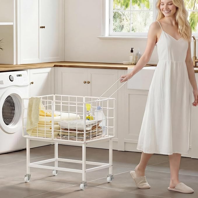 WOWLIVE Rolling Laundry Hamper - Image 2
