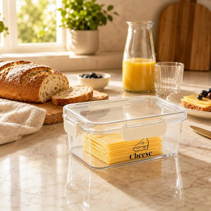 Cheese Container for Refrigerator, BPA-Free Deli Meat Storage Containers - Image 5