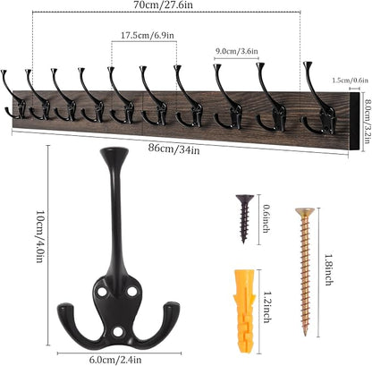 IBosins Wall Mounted Coat Rack - Image 2