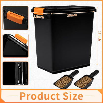 Maxdot 3 Sets 33lb Dry Pellet Storage Bin Pack - Image 2