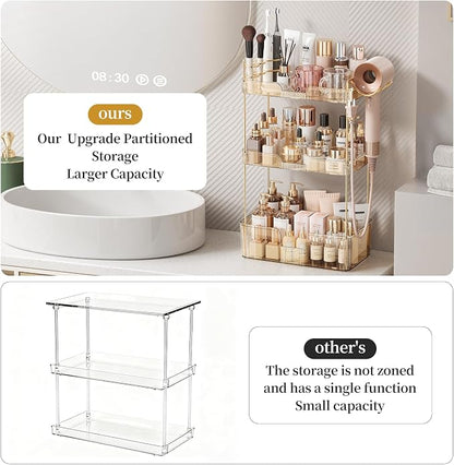 Bathroom Counter Organizer for Vanity, Makeup Organizer Countertop - Image 4