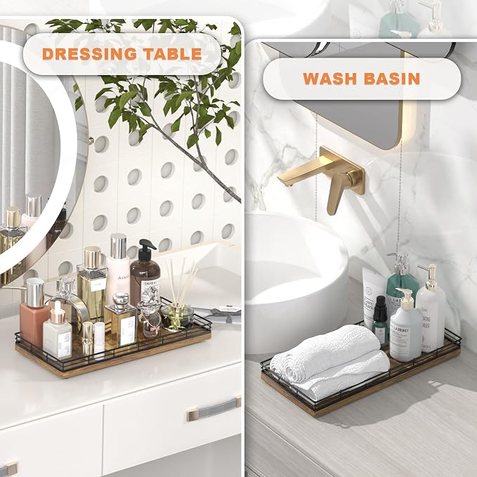 Bathroom Toilet Tank Tray, Vanity Tray - Image 4