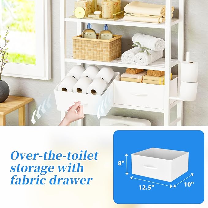 Simple Trending 4 Tier Over The Toilet Storage - Image 4