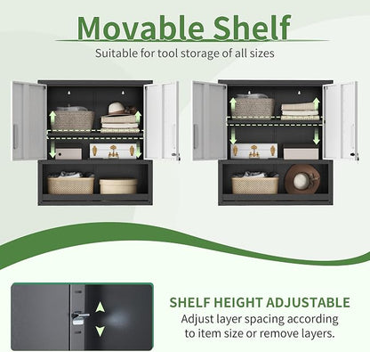 Metal Wall Cabinet, Garage Wall Cabinet - Image 5
