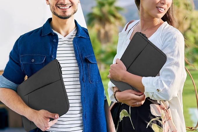 Laptop Sleeve Bag 15.6 inch, BOOEUDI Shockproof Protective Computer Carrying - Image 7