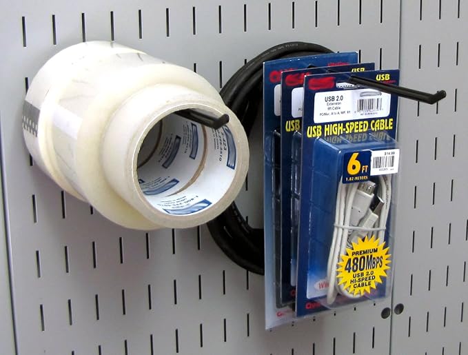 Wall Control Pegboard 9in Reach Extended Hooks - Image 3