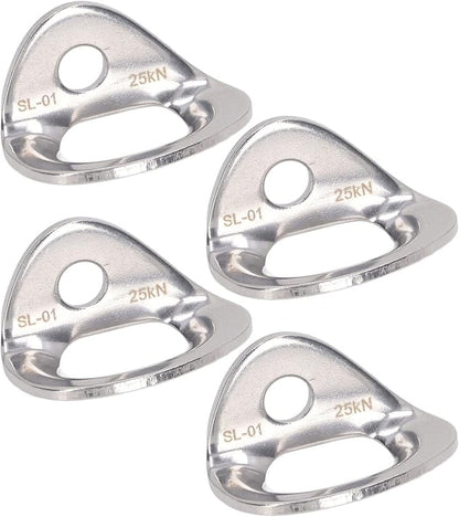 Yosoo Health Gear 10Pcs 316 Stainless Steel Climbing Bolt Hanger, 25KN Rock - Image 3