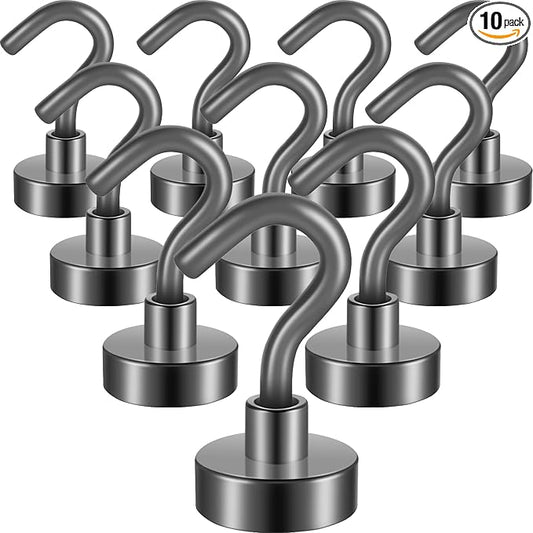 Neosmuk Magnetic Hooks, Heavy Duty 85lb+ Strong Magnet Hook by Neosmuk