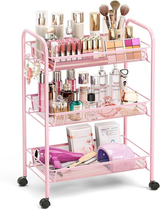 TOOLF 3 Tier Rolling Utility Cart by TOOLF