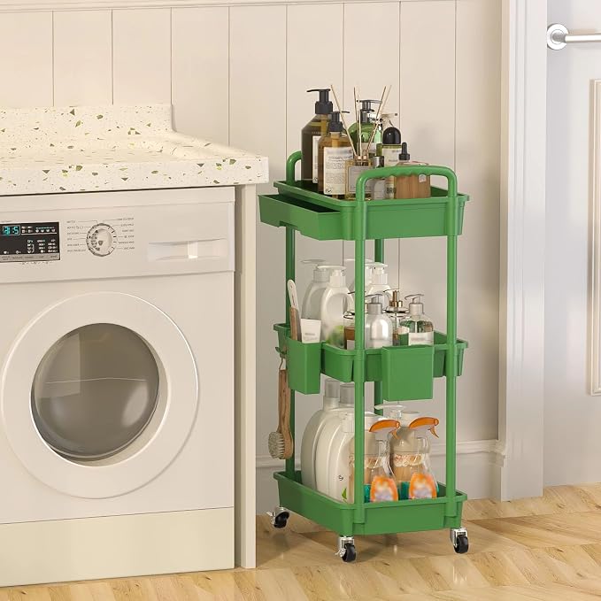 3 Tier Rolling Utility Cart - Image 6