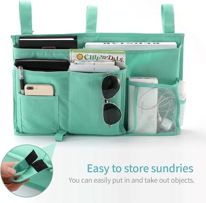 Bseash Bunk Bed Organizer, Bedside Caddy Hanging Bed Organizer Storage Bag 8 - Image 4