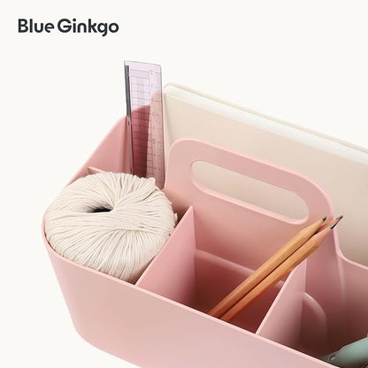BLUE GINKGO Stackable Organizer Caddy – Korean-Made Portable Tote - Image 7