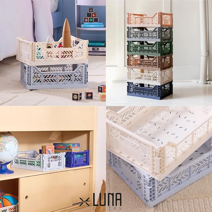 Collapsible Storage Box, Foldable Crate Organizer Bin - Image 7