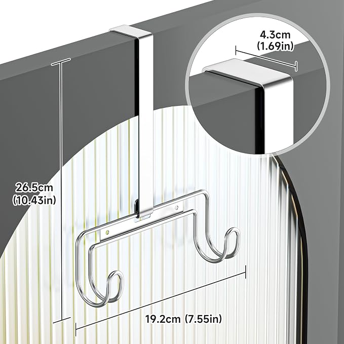 Ironing Board Holder Wall Mount, Over The Door Ironing Board Holder, Over The - Image 5