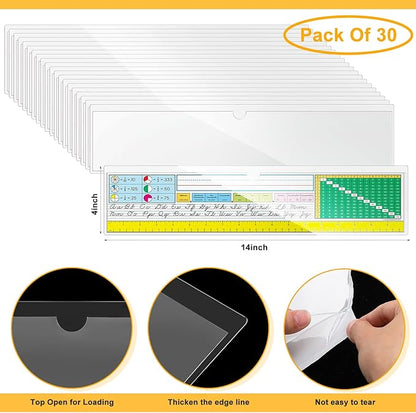 Chinco 30 Pcs Self Adhesive Pockets, Bin Labels - Image 2