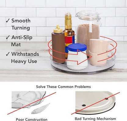 Spectrum XL Lazy Susan Organizer 12.25 in - Image 3