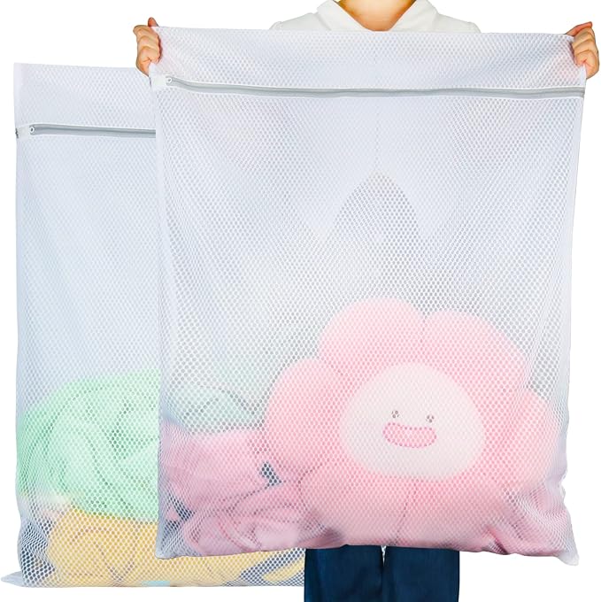 Vivifying Extra Large Mesh Laundry Bag, 2 Pack XXL Oversize Honeycomb Mesh Wash - Image 8