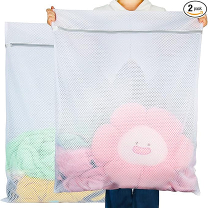 Vivifying Extra Large Mesh Laundry Bag, 2 Pack XXL Oversize Honeycomb Mesh Wash by Vivifying