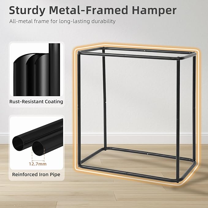 STORAGE MANIAC Double Laundry Hamper - Image 4