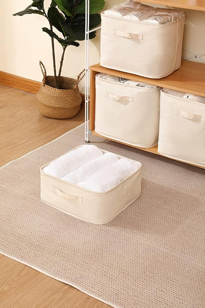 Decorative Basket Rectangular Fabric Storage Bin Organizer Basket - Image 7