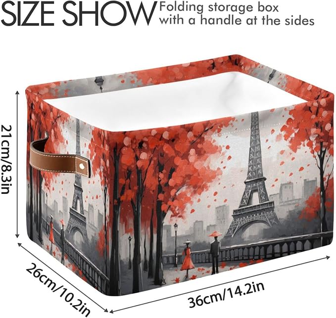 Eiffel Tower Foldable Storage Basket - Image 3
