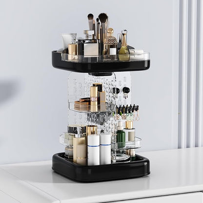 360 Rotating Makeup Organizer for Vanity & Countertop, Spinning Perfume and - Image 8