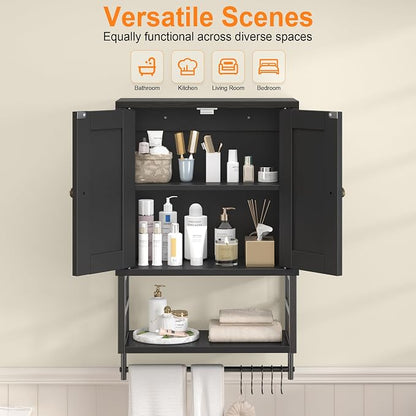 Bathroom Wall Cabinet, Farmhouse Medicine Storage - Image 4